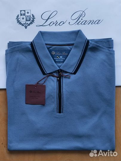 Loro Piana Поло Regatta L/XL Новая Оригинал