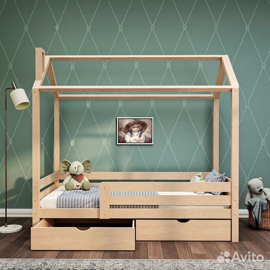 Кровать домик новая