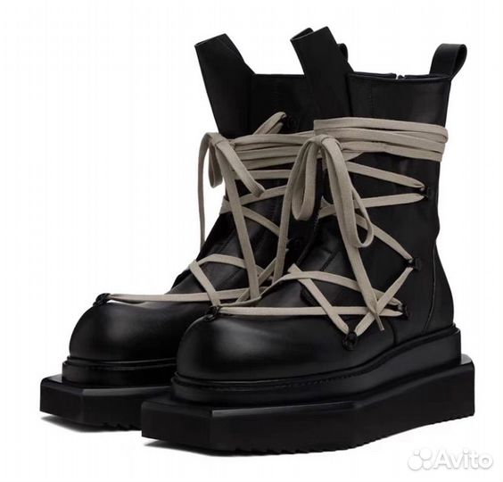 Rick Owens Pentalaced Turbo Cyclops Boots