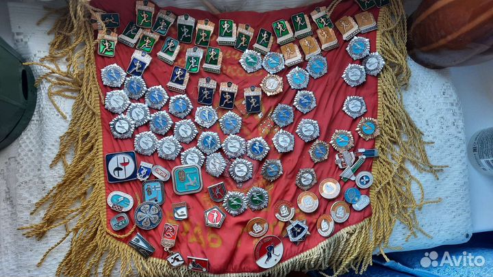 Значки СССР спортивные