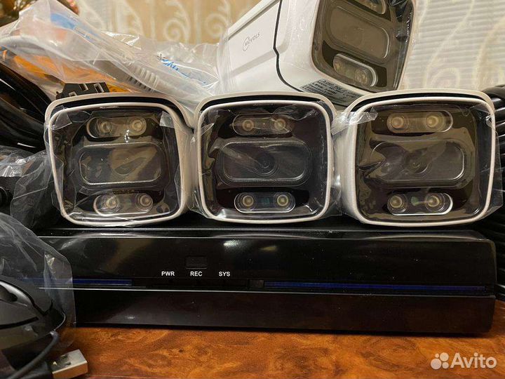 Камера видеонаблюдения уличная комплект