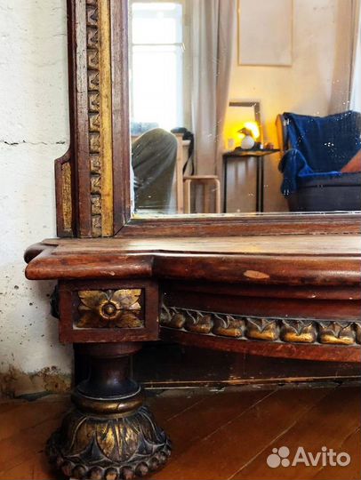 Зеркало старинное большое