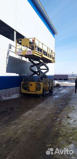 Дизельный ножничный подъёмник в аренду 14.5 м