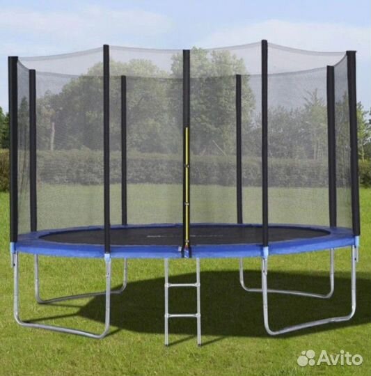 Батут каркасный с защитной сеткой, диаметр 305 см