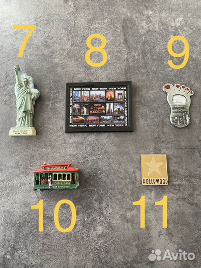 Магниты из Америки, Японии