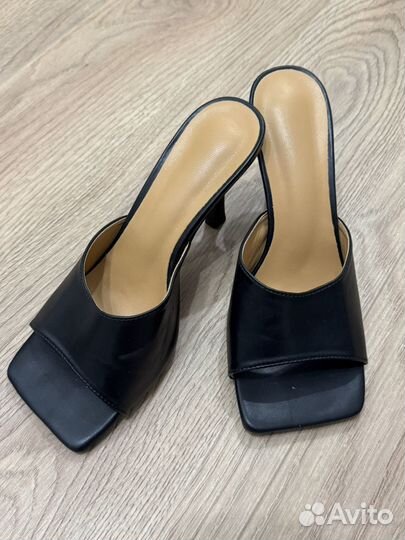 Мюли на каблуке 38