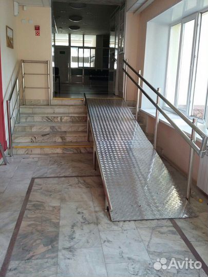 Пандус стационарный металлический