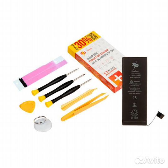 Аккумулятор в наборе ZeepDeep для iPhone SE +23 по