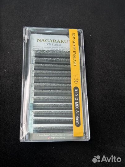 Ресницы для наращивания готовые пучки C,L,D,M 0.10