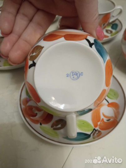 Сервиз чайный фарфор Песочное