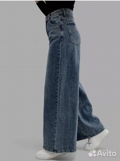 Джинсы клеш широкие Багги у2к, 27 р