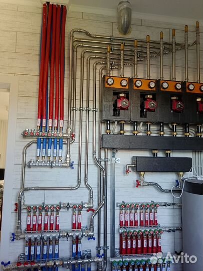 Монтаж отопления водоснабжения