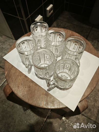 Хрустальные бокалы СССР