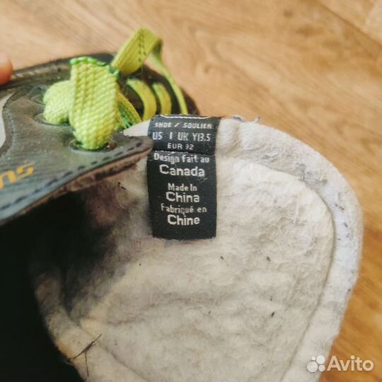 Хоккейные коньки bauer детские 32 размер