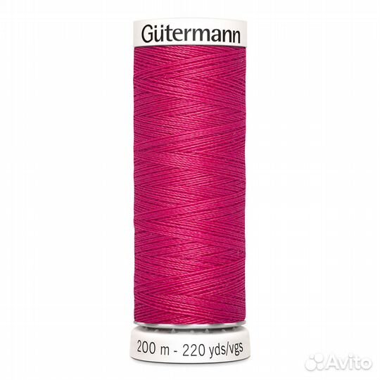 382 мальва 01 Нить Sew-All 100/200 м для всех материалов, 100% полиэстер Gutermann 748277 (382 мальв