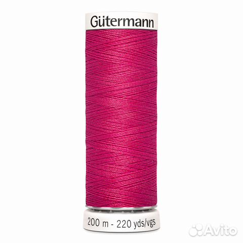 382 мальва 01 Нить Sew-All 100/200 м для всех материалов, 100% полиэстер Gutermann 748277 (382 мальв