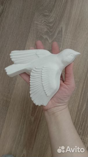 Птицы для декора из гипса