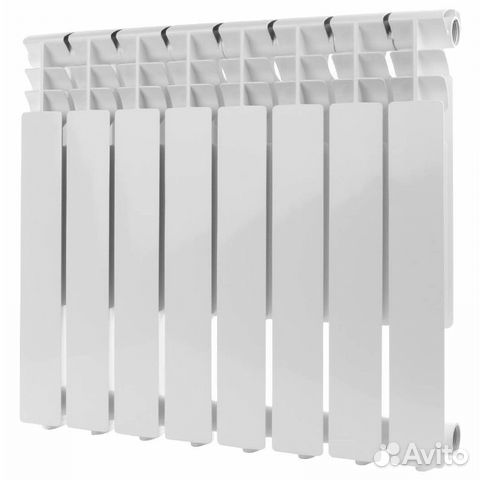 Алюминиевый радиатор Rommer Optima 500, 8 секций