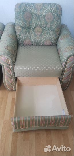 Диван и 2 кресла