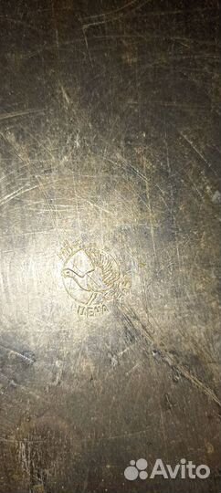 Поднос из мельхиора