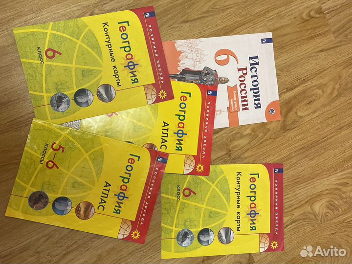 Учебник и рабочие тетради 3,4,6 класс