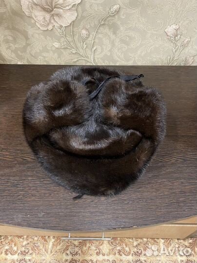 Норковая шапка мужская