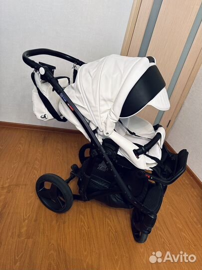 Коляска 3 в 1 Bebe Mobile из экокожи
