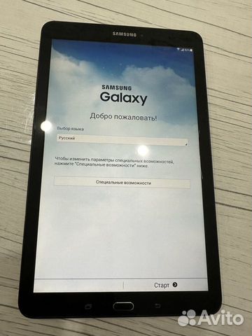 Samsung galaxy tab E. SM-T561