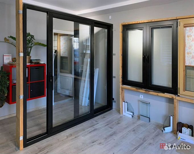 Алюминиевые окна раздвижные