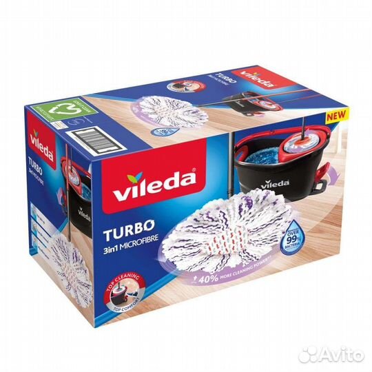 Набор Vileda Turbo 3in1 Microfibre 167751