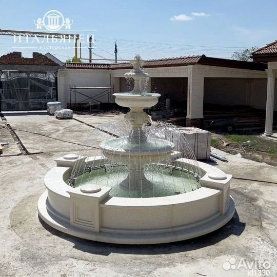 Фонтан Лев 3 уровня классика