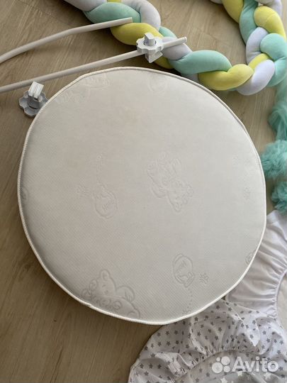 Матрас в кроватку детскую круглую