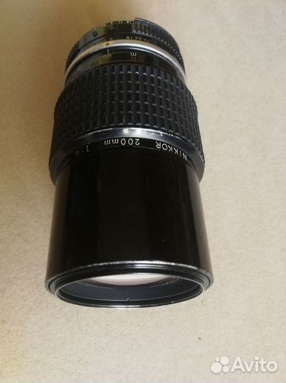 Объектив Nikkor 200 mm f/ 4 Ai Japan