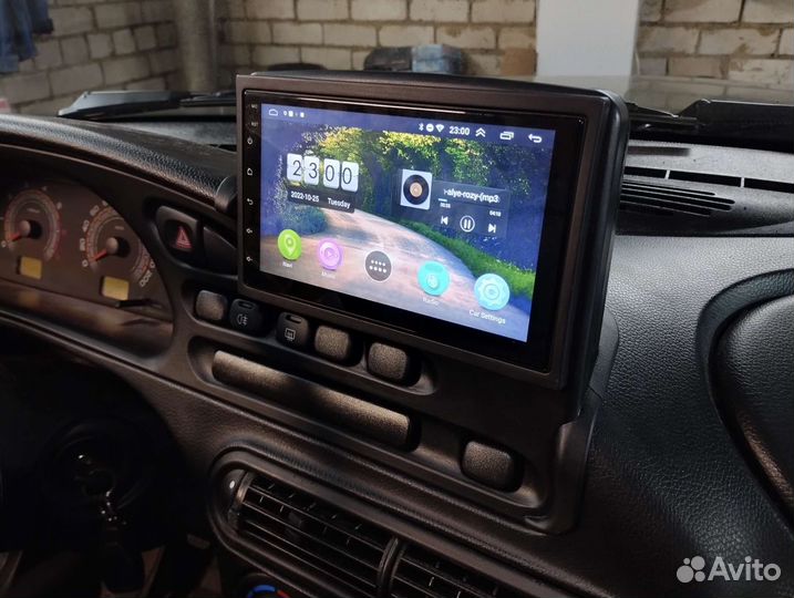 Магнитола chevrolet niva 2gb 32gb + рамка