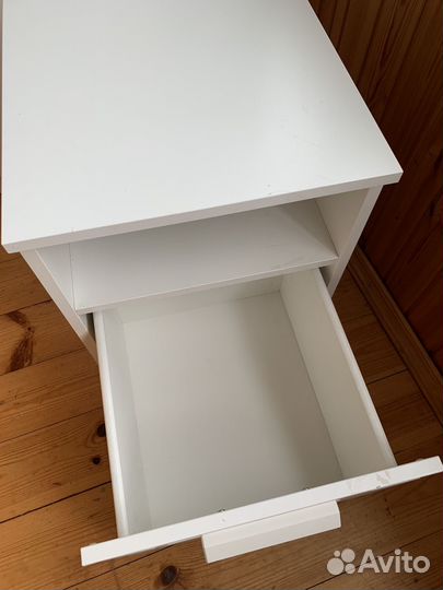 Тумба прикроватная IKEA белая бу brimnes (бримнес)