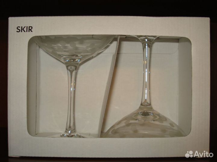 Коктейльные бокалы. IKEA. skir. 4шт
