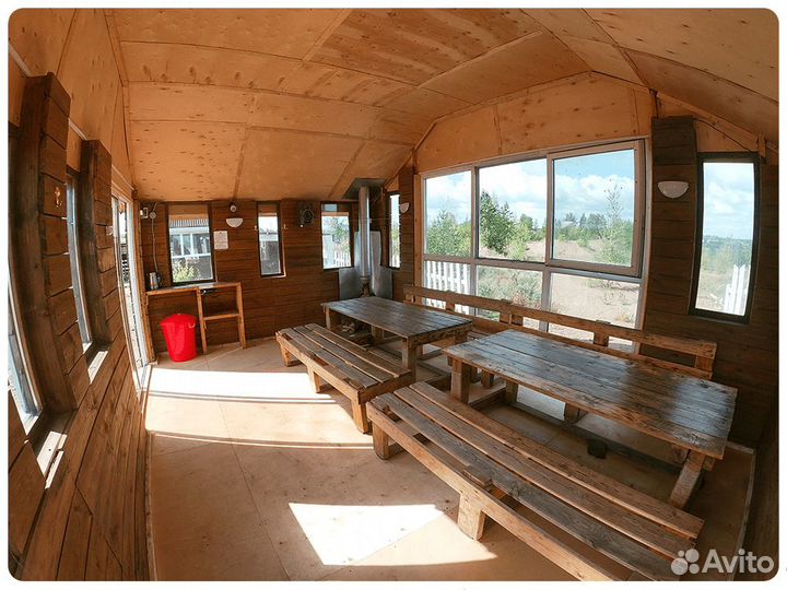 Аренда беседки в центре города на берегу реки Кама