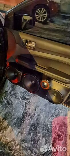 Дверные накладки форд фокус 2 под 2*20*16 и рупор