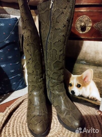 Сапоги натуральная кожа 37
