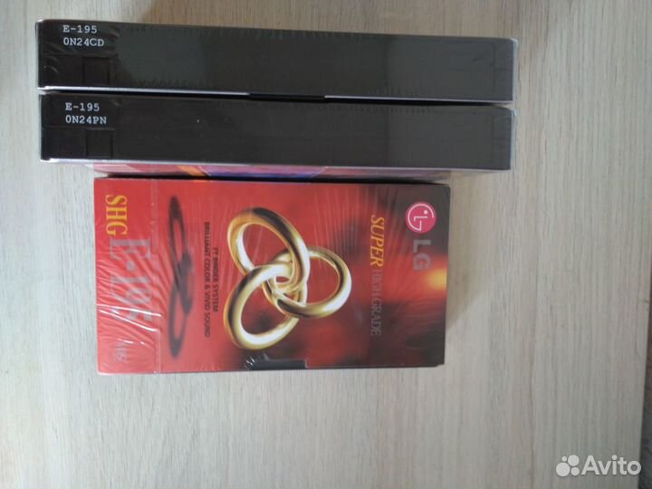 Видеокассеты LG чистые VHS