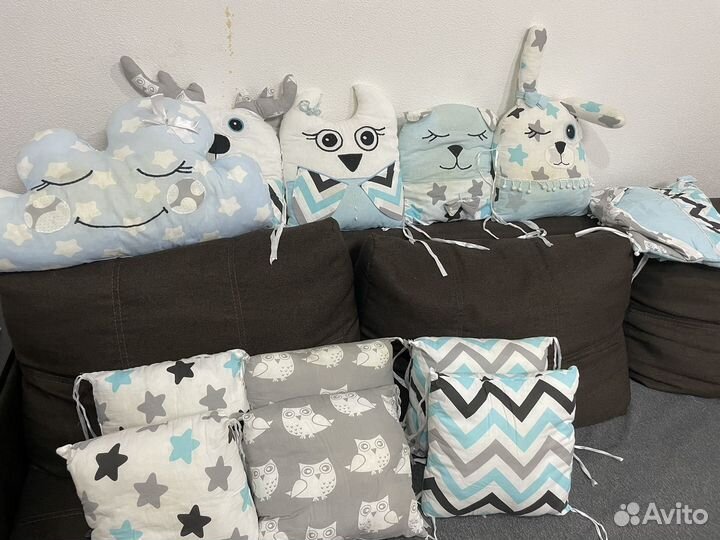 Комплект подушек в детскую кровать