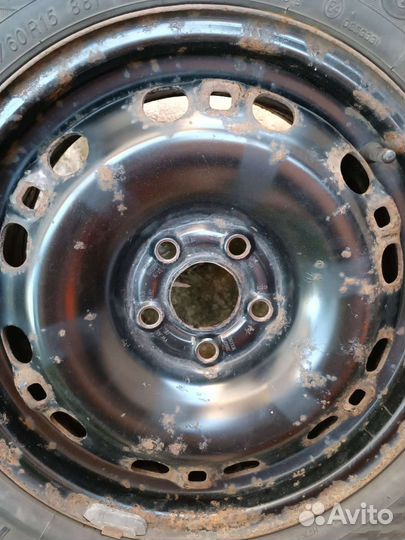 Штампованные диски r15 5x100 оригинал на поло