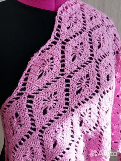 Бактус вязаный (шаль/косынка/шарф)