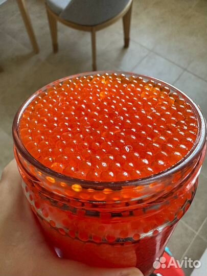 Красная икра форели