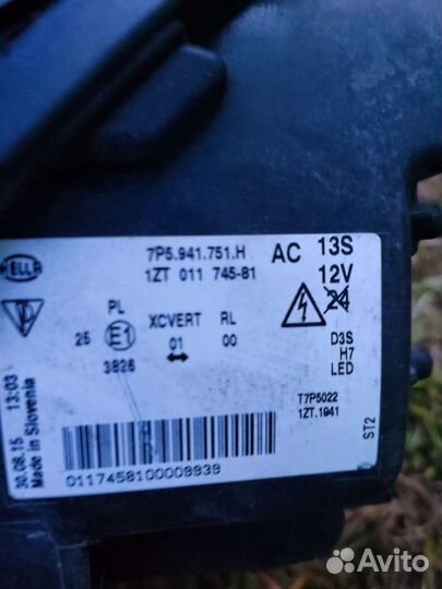 Фара левая porsche cayenne 958