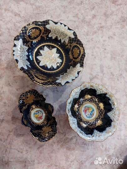 Набор блюд фруктовниц