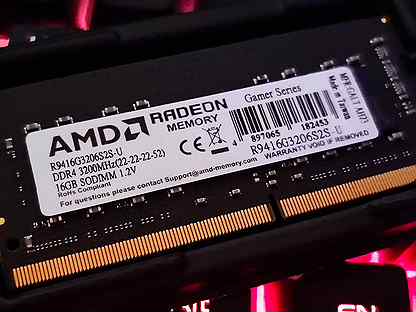 Оперативная память 16Gb DDR4 3200MHz SO-dimm