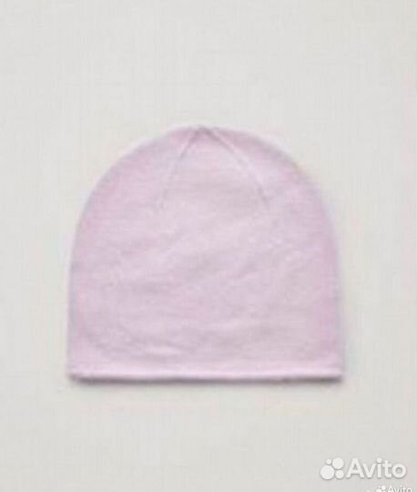 Кашемировая шапка cos шапка бинни розовая