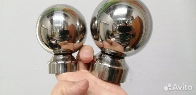 Шар на стойку из нержавейки