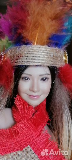 Кукла экшен, типо барби, на силиконовом теле